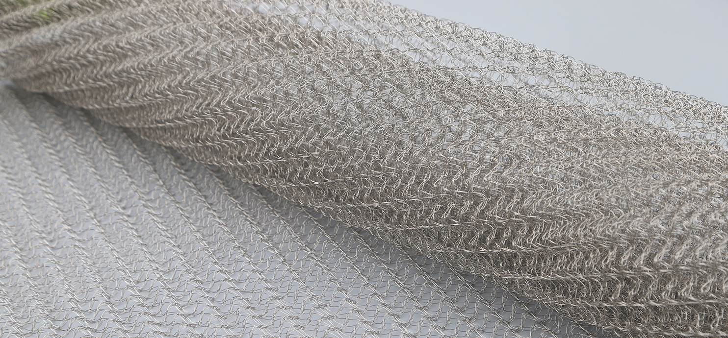 knitted metal mesh